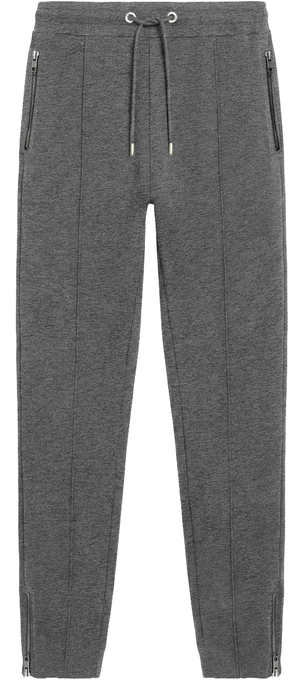 EP345-DHE3 - Sweatpants with Zips - Dark Heather