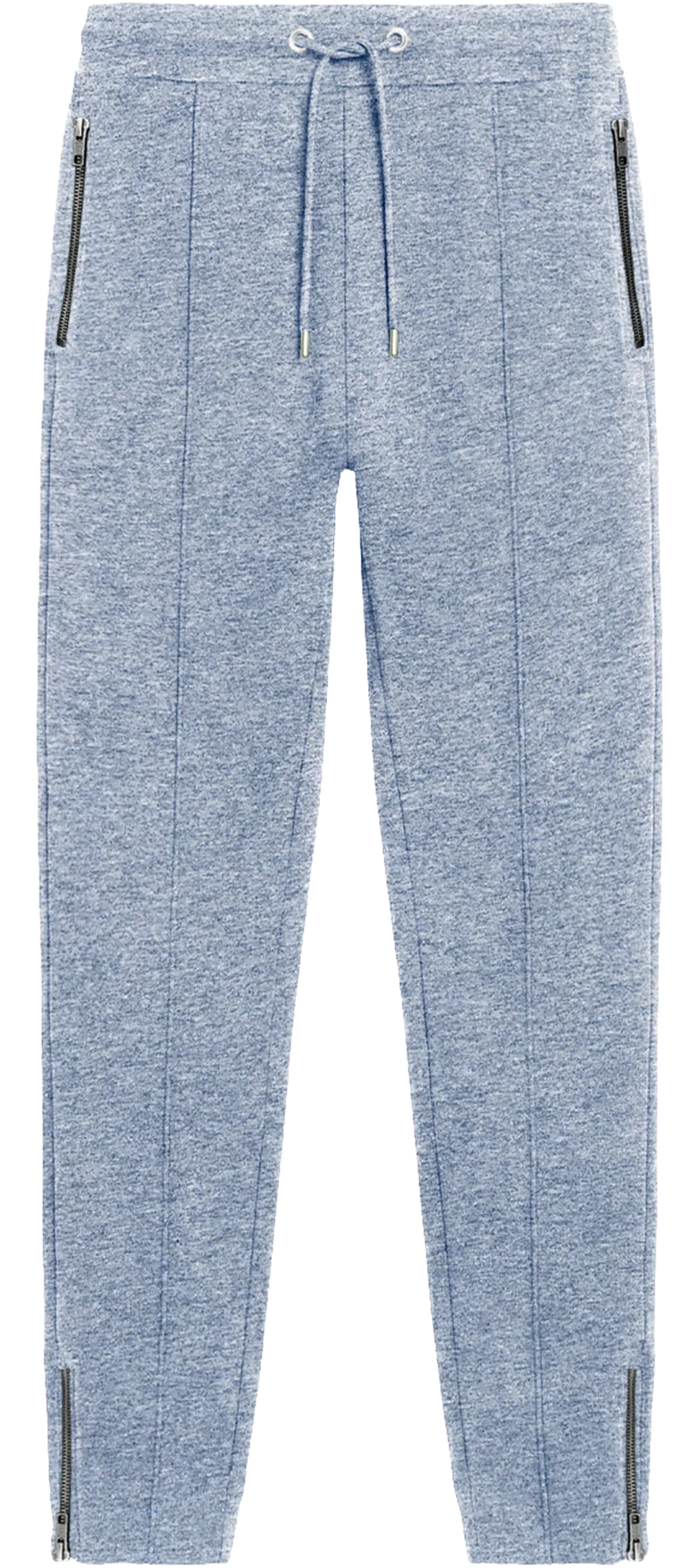 EP345-LBHE0 - Sweatpants with Zips - Light Blue Heather