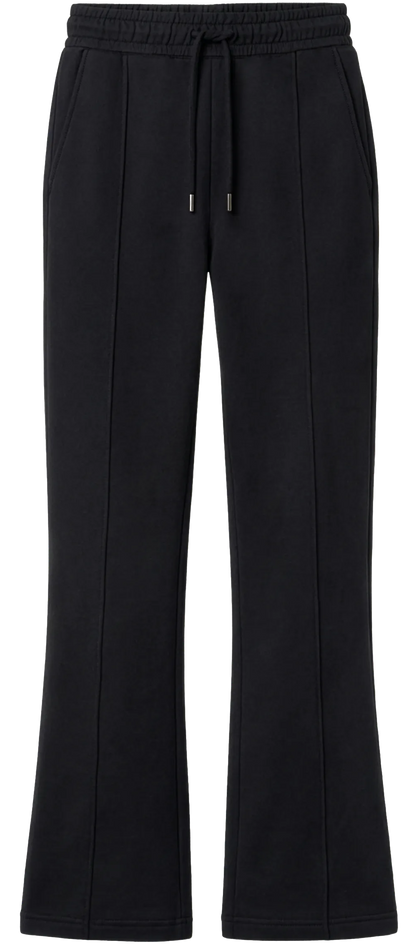 EP347-BL5 - Women's Flared Leg Sweatpants - Black