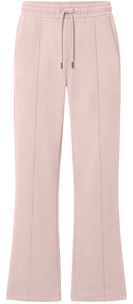 EP347-BP1 - Women's Flared Leg Sweatpants - Baby Pink