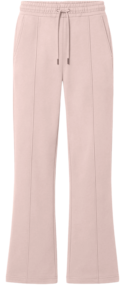 EP347-BP5 - Women's Flared Leg Sweatpants - Baby Pink