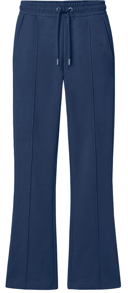 EP347-FRNA2 - Women's Flared Leg Sweatpants - French Navy