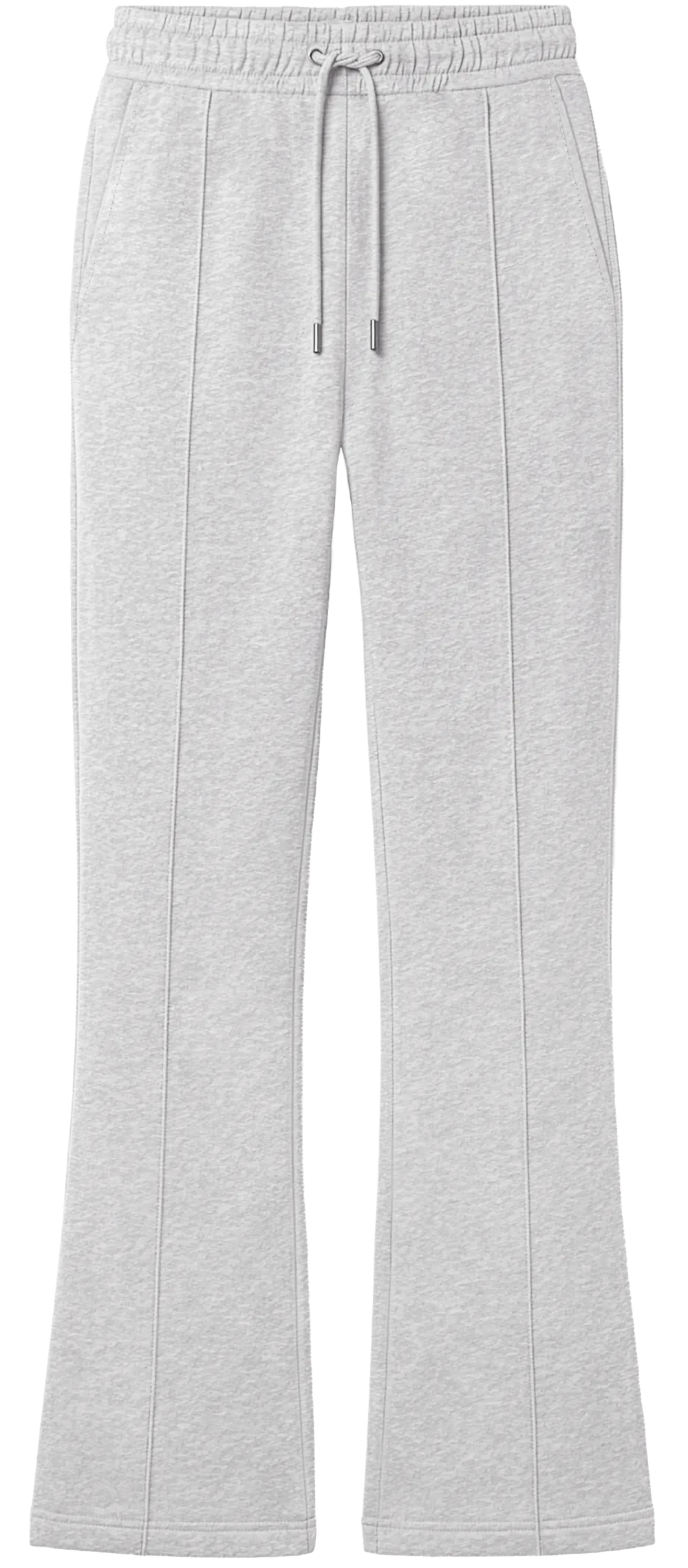 EP347-LHE0 - Women's Flared Leg Sweatpants - Light Heather