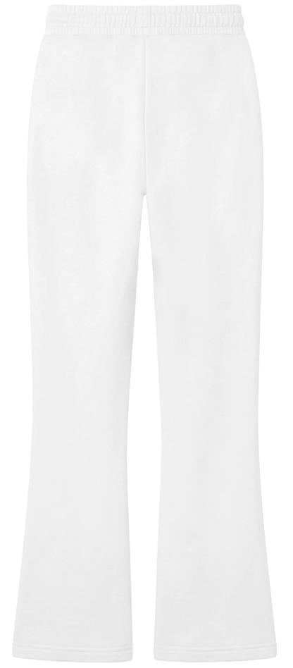 EP347-WH2 - Women's Flared Leg Sweatpants - White