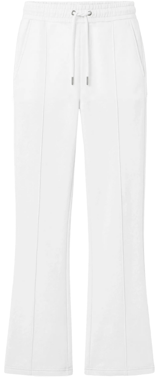 EP347-WH2 - Women's Flared Leg Sweatpants - White