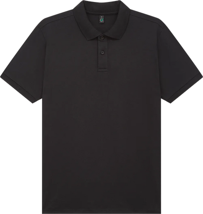 EP39-BL2 - Jersey Polo Shirt - Black