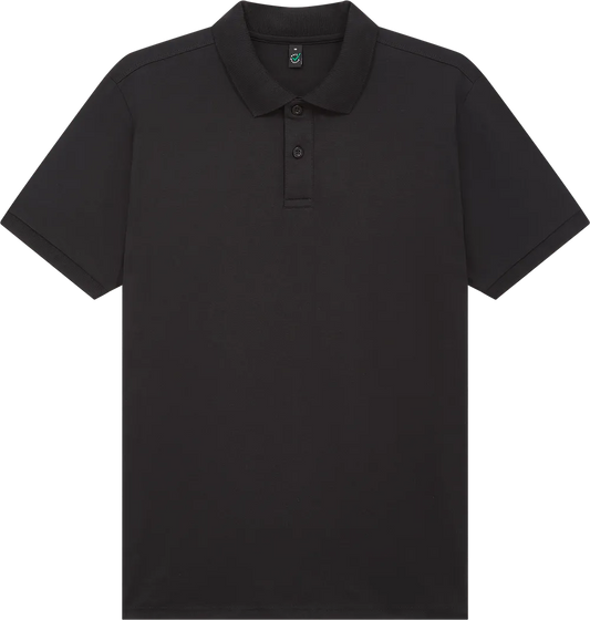 EP39-BL7 - Jersey Polo Shirt - Black