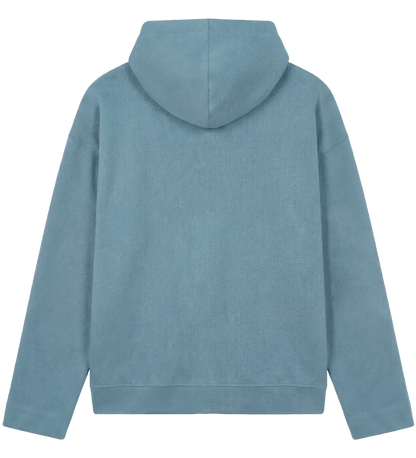 EP400-BD5 - Women's V-Neck Hoodie - Blue Dusk