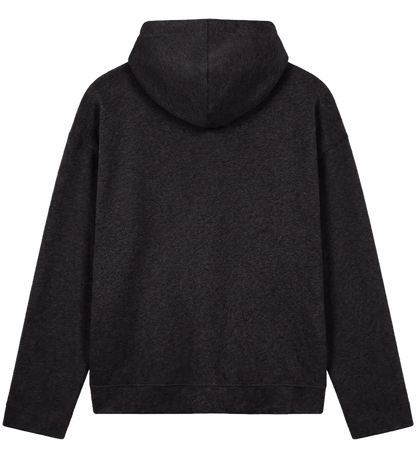 EP400-BLHE0 - Women's V-Neck Hoodie - Black Heather