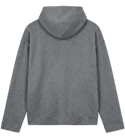 EP400-DHE5 - Women's V-Neck Hoodie - Dark Heather
