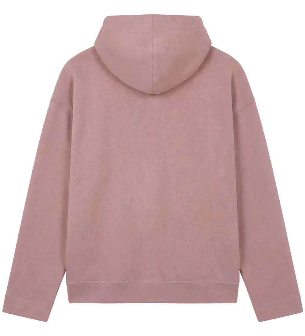 EP400-PR00 - Women's V-Neck Hoodie - Miami Pink