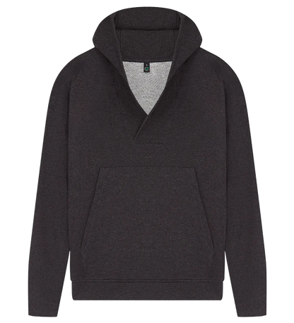 EP400-BLHE0 - Women's V-Neck Hoodie - Black Heather