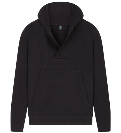 EP400-BL0 - Women's V-Neck Hoodie - Black