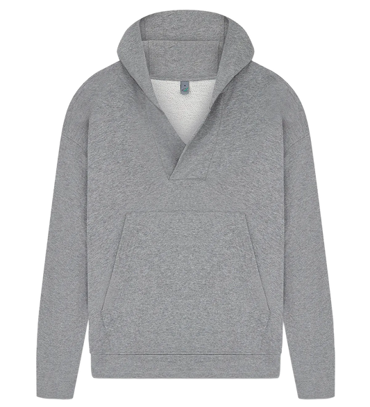 EP400-DHE3 - Women's V-Neck Hoodie - Dark Heather