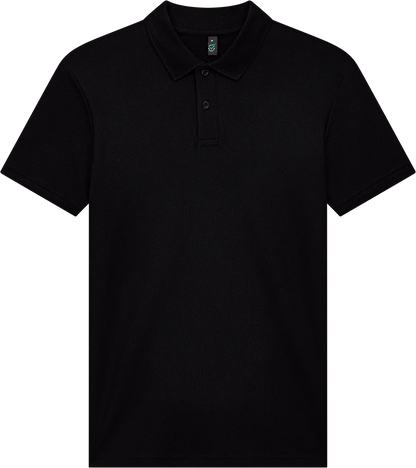 EP40-BL1 - Piqué Polo Shirt - Black