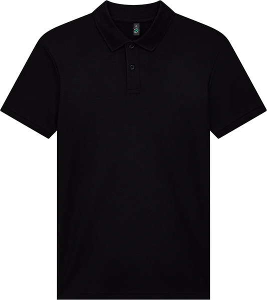 EP40-BL4 - Piqué Polo Shirt - Black