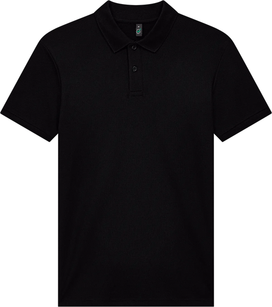 EP40-BL3 - Earth Positive® Piqué Polo Shirt - Black