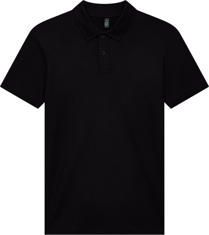 EP40-BL1 - Piqué Polo Shirt - Black