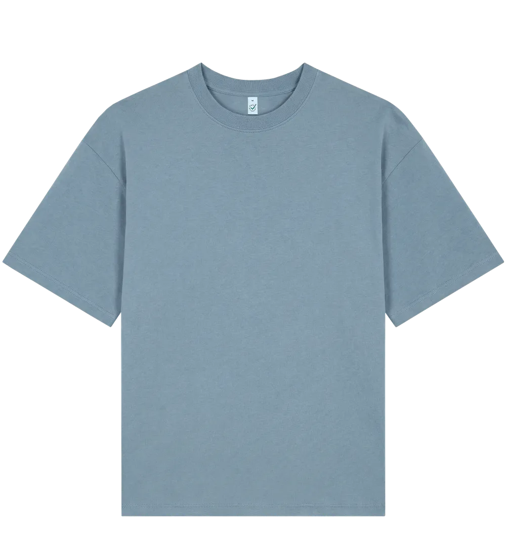 EP50-BD3 - Heavy Boxy T-shirt - Blue Dusk
