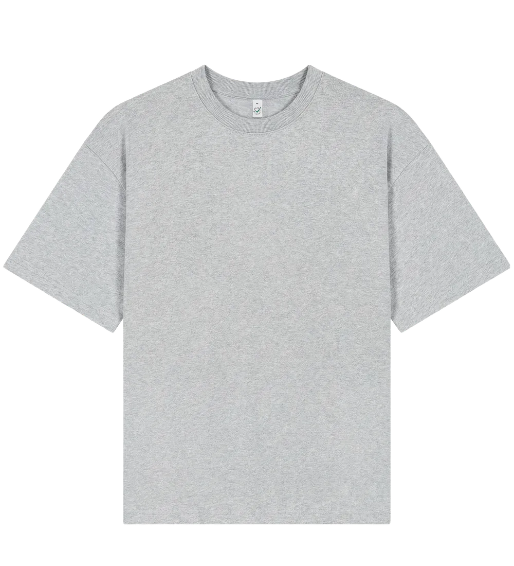 EP50-LHE5 - Heavy Boxy T-shirt - Light Heather