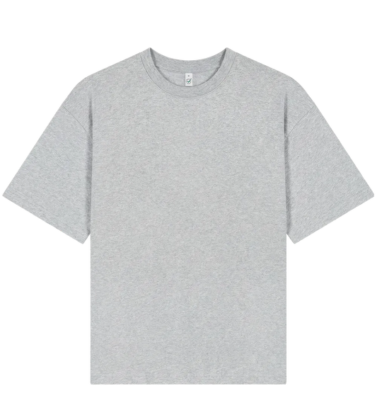 EP50-LHE1 - Heavy Boxy T-shirt - Light Heather