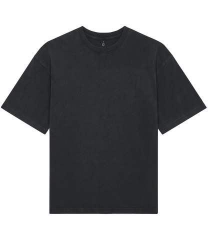 EP50-SBL1 - Heavy Boxy T-shirt - Stone Washed Black
