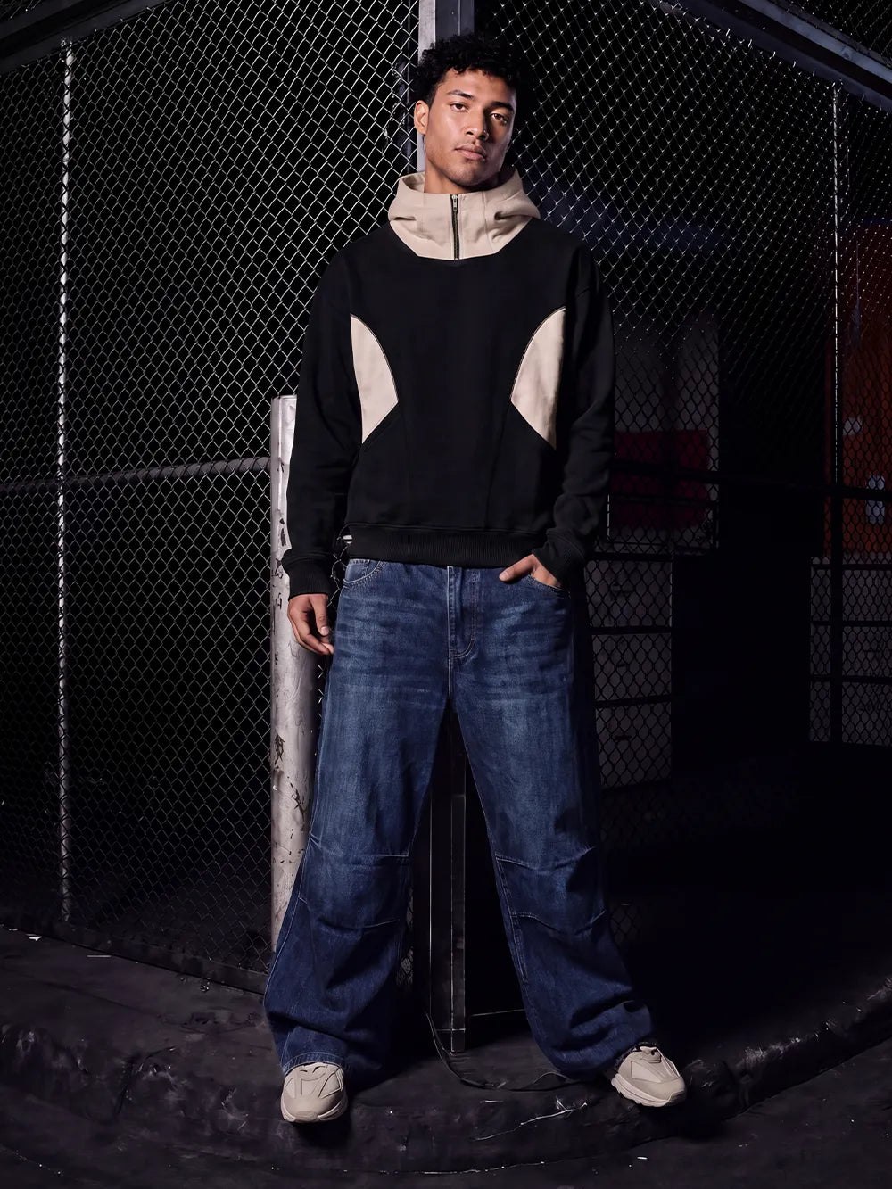 EP550 - Colour Panelled Hoodie