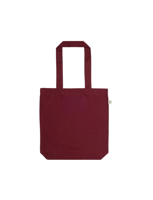 EP75-BU - Earth Positive® Fashion Tote Bag - Burgundy