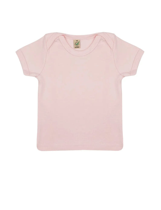 EPB01-PP0 - Earth Positive® Baby Lap T-shirt - Powder Pink