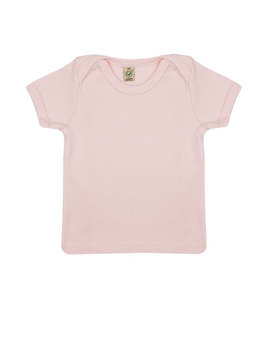 Earth Positive® Baby Lap T-shirt - Powder Pink - 3-6 Months
