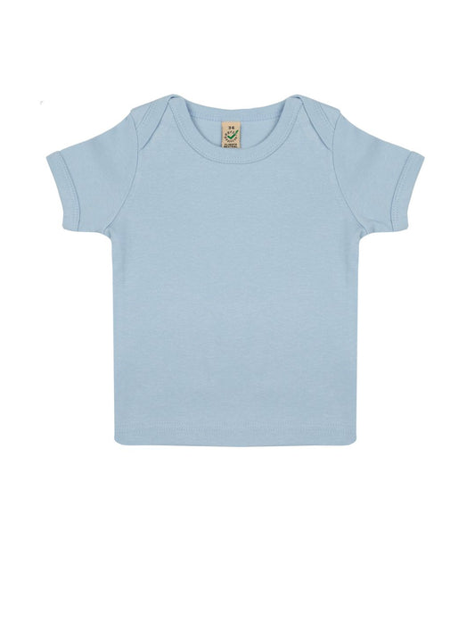 Earth Positive® Baby Lap T-shirt - Soft Blue - 3-6 Months