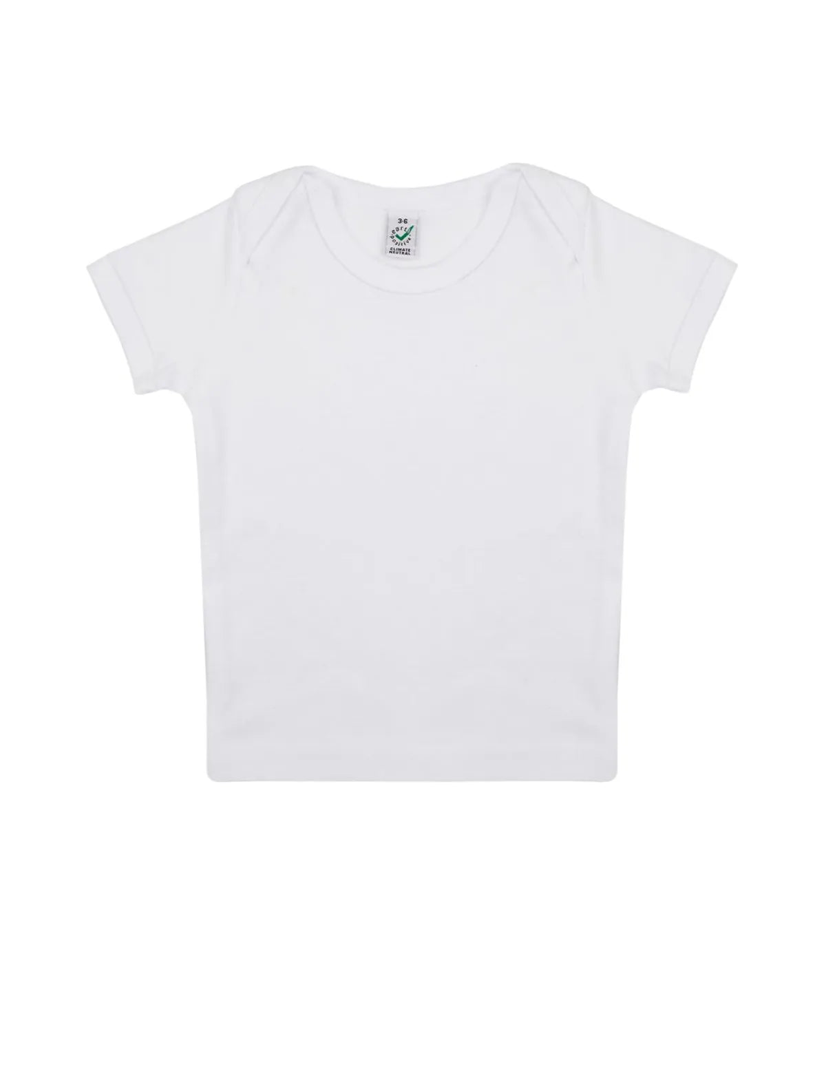 EPB01-WH1 - Earth Positive® Baby Lap T-shirt - White