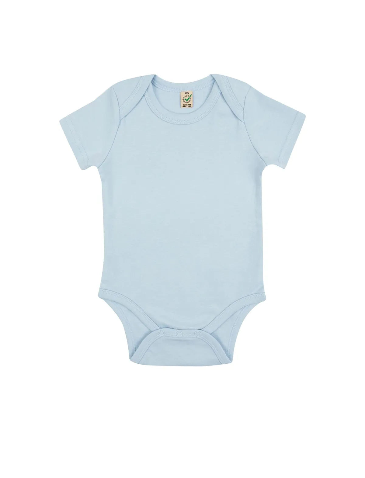 EPB02-SB1 - Earth Positive® Babygrow - Soft Blue