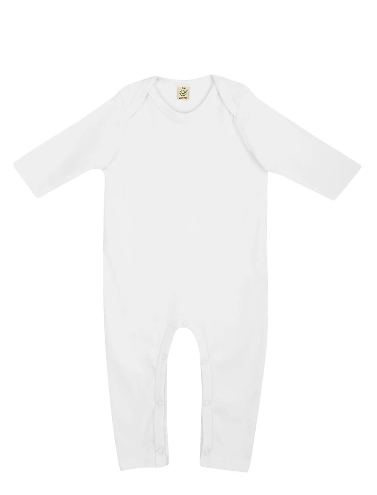 EPB03-WH0 - Earth Positive® Baby Jumpsuit - White