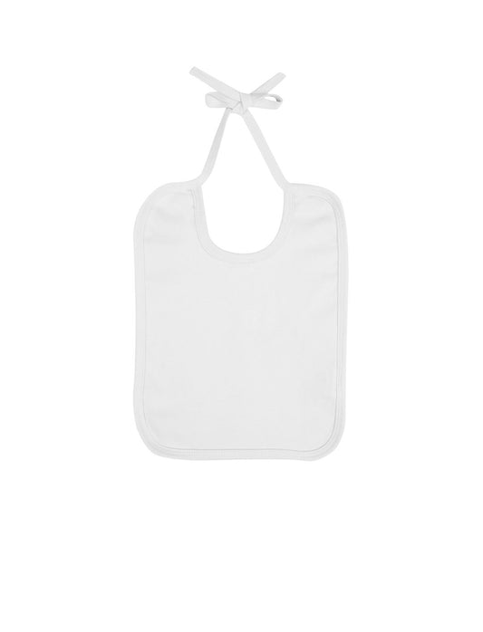 Earth Positive® Baby Bib - White - One Size