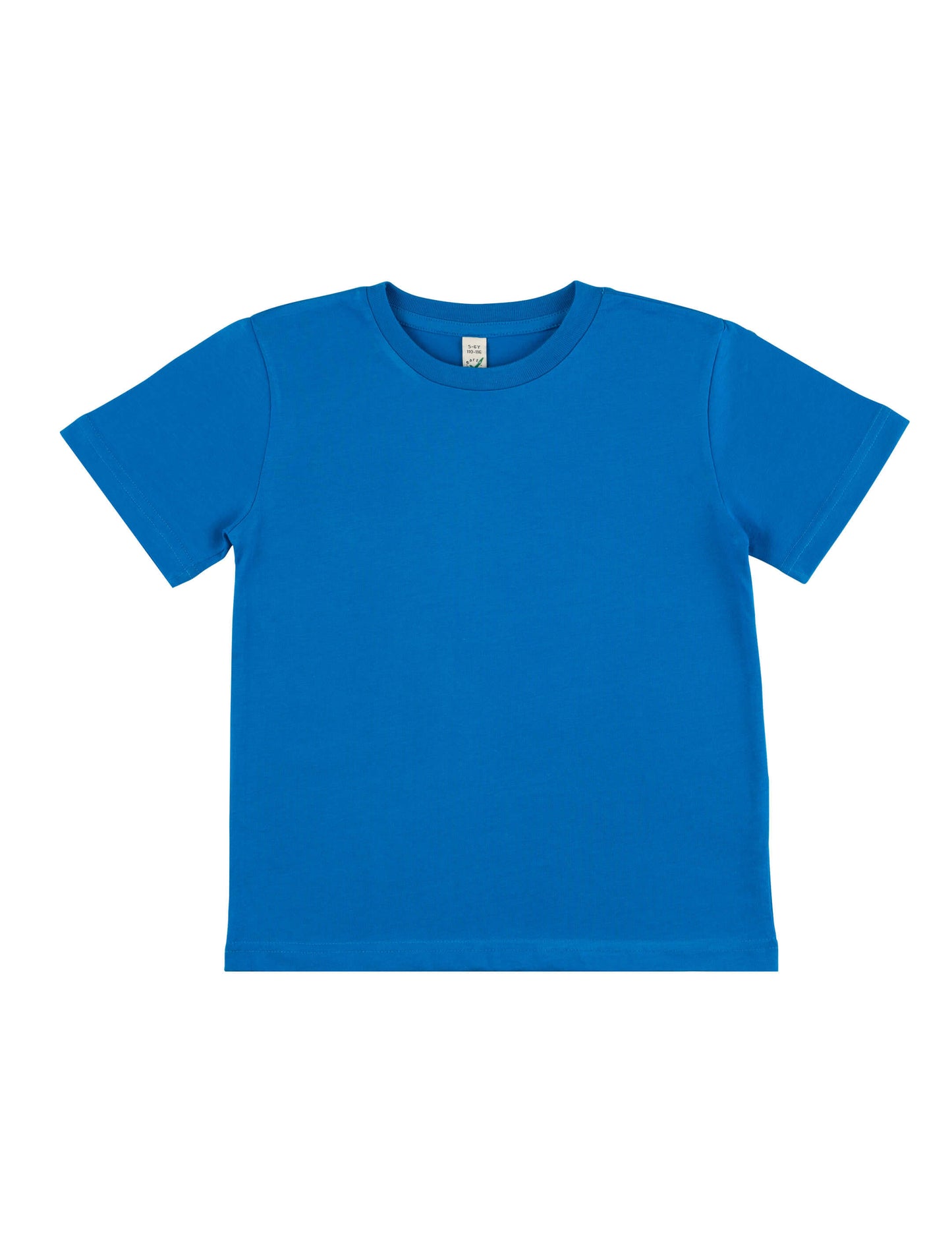 Earth Positive® Children's T-shirt - Bright Blue - 7-8 Yrs / 122-128 cm