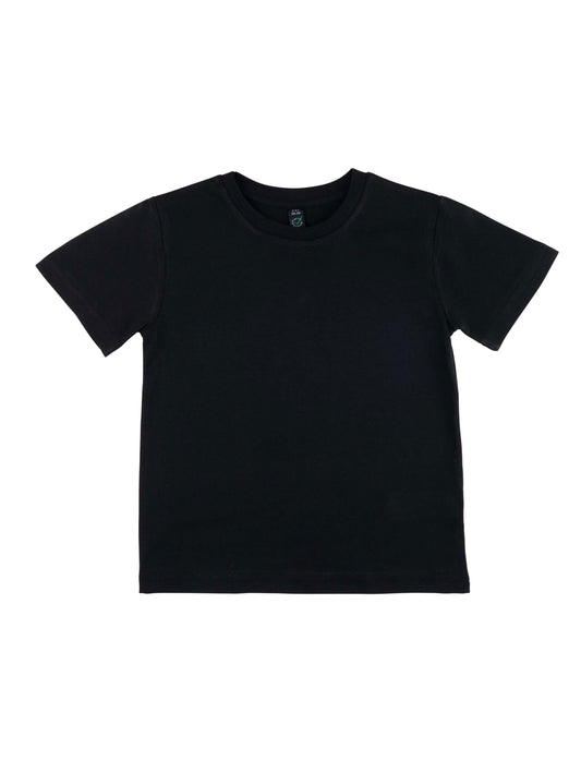 Earth Positive® Children's T-shirt - Black - 7-8 Yrs / 122-128 cm
