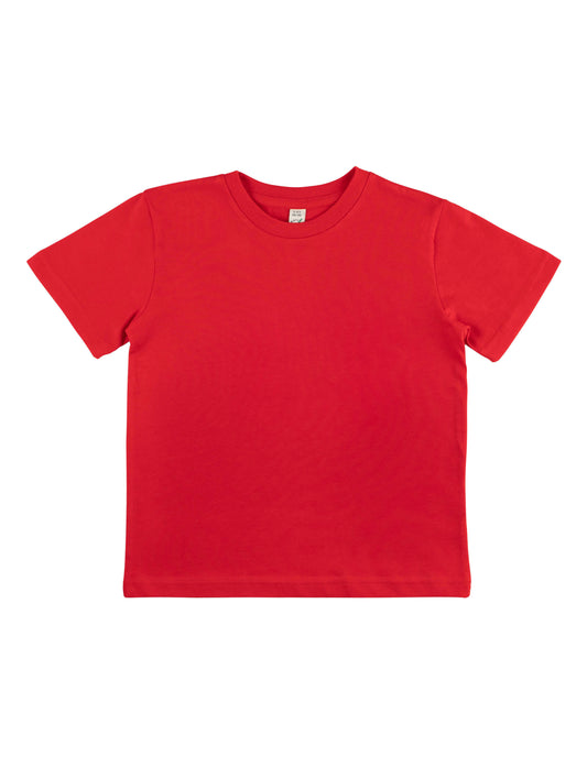 Earth Positive® Children's T-shirt - Red - 7-8 Yrs / 122-128 cm