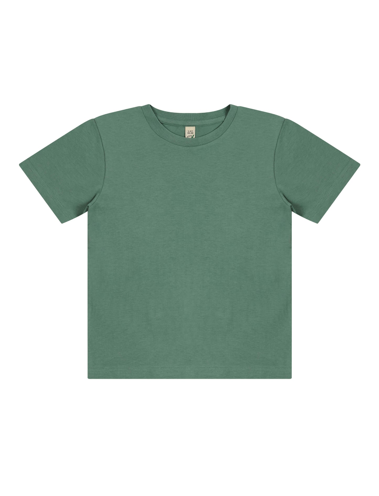 Earth Positive® Children's T-shirt - Sage Green - 5-6 Yrs / 110-116 cm