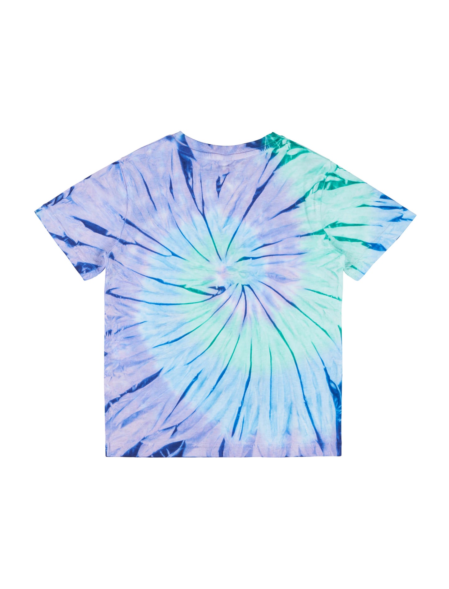 Earth Positive® Children's T-shirt - Tie Dye Blue Green - 3-4 Yrs / 98-104 cm