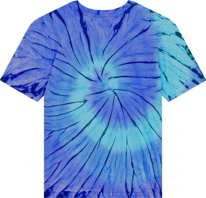 EPJ01-TDBG3 - Children's T-shirt - Tie Dye Blue Green
