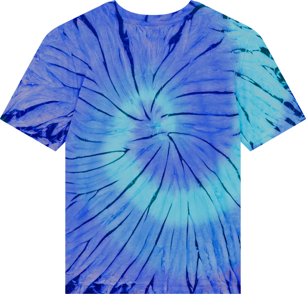 EPJ01-TDBG1 - Children's T-shirt - Tie Dye Blue Green