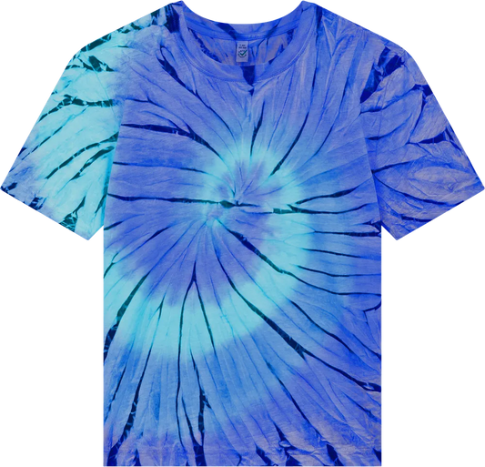 EPJ01-TDBG1 - Children's T-shirt - Tie Dye Blue Green