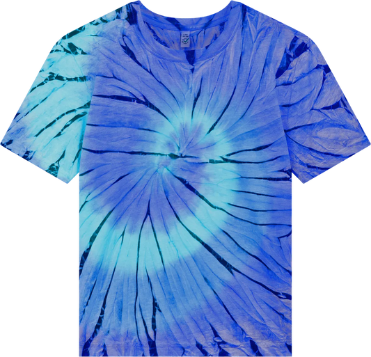 EPJ01-TDBG2 - Earth Positive® Children's T-shirt - Tie Dye Blue Green