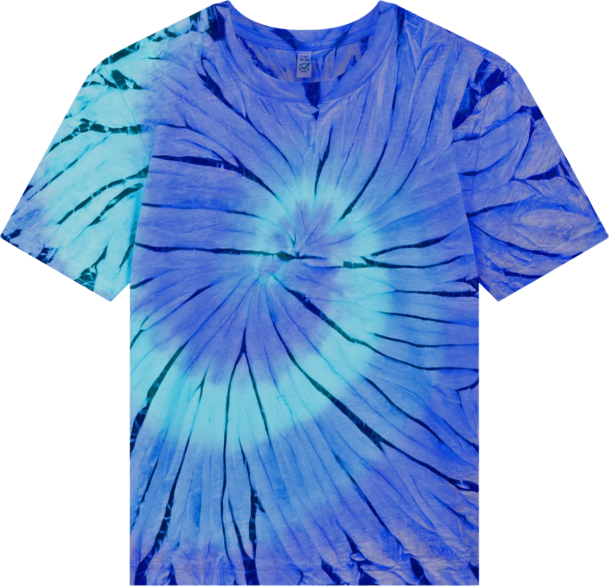 EPJ01-TDBG1 - Children's T-shirt - Tie Dye Blue Green