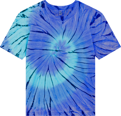 EPJ01-TDBG1 - Children's T-shirt - Tie Dye Blue Green