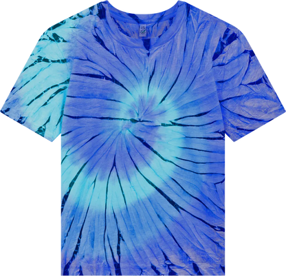 EPJ01-TDBG1 - Children's T-shirt - Tie Dye Blue Green