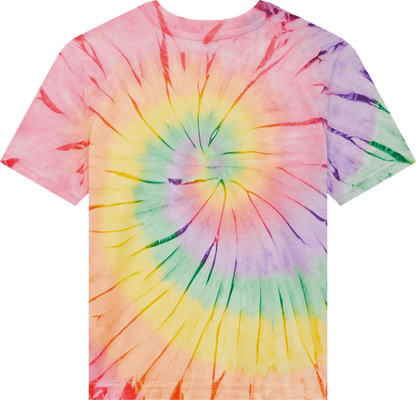 EPJ01-TD2 - Earth Positive® Children's T-shirt - Tie Dye Rainbow