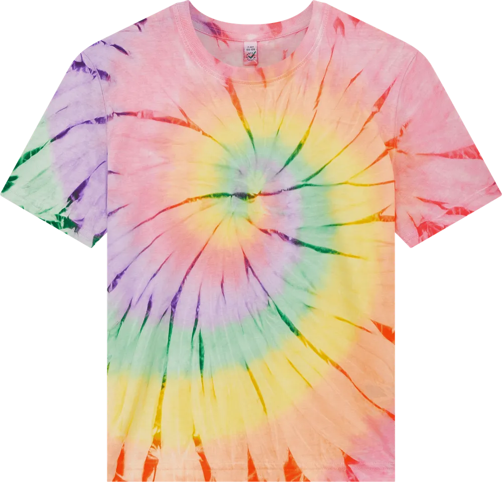 EPJ01-TD3 - Children's T-shirt - Tie Dye Rainbow