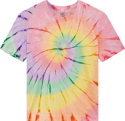 EPJ01-TD5 - Earth Positive® Children's T-shirt - Tie Dye Rainbow